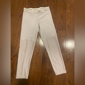 Grey Nike Pro leggings, size medium